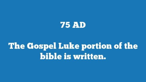 What Happened in 75 AD?